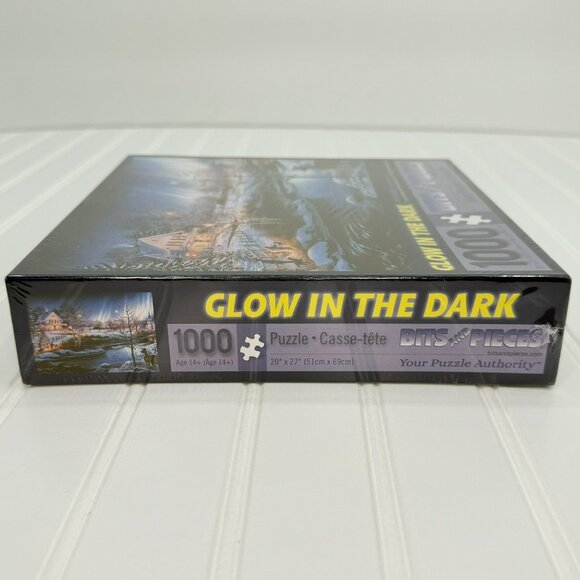Bits and Pieces All is‎ Bright Glow in the Dark 1000 PC Puzzle 20 x 27 New - Picture 3 of 5